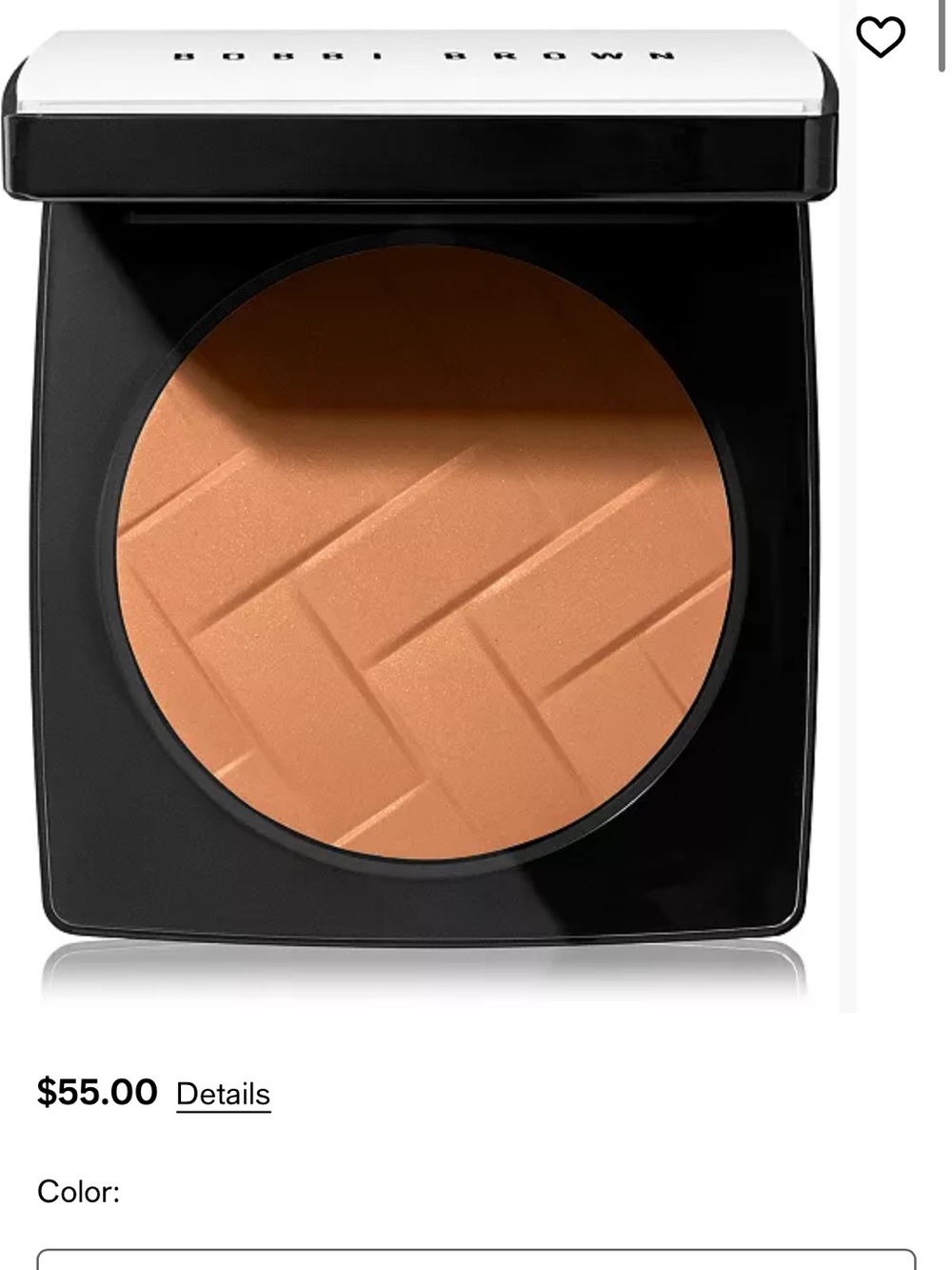 NWTBobbi Brown Bronzer Compact -Golden Brown